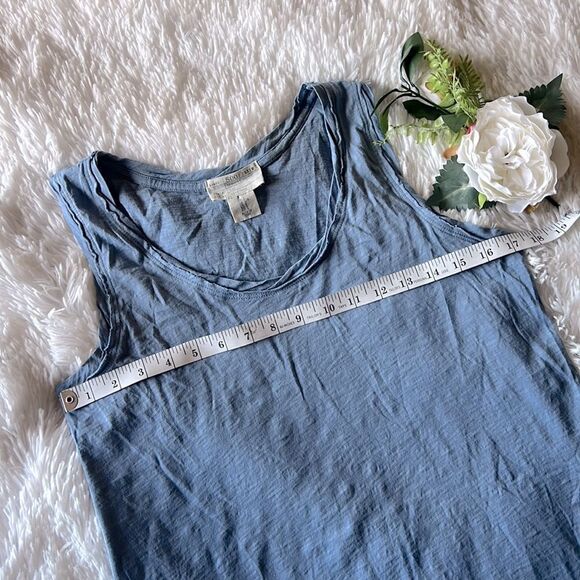 100% Pima Cotton Tank Top Dusty Blue NWOT - Picture 5 of 12